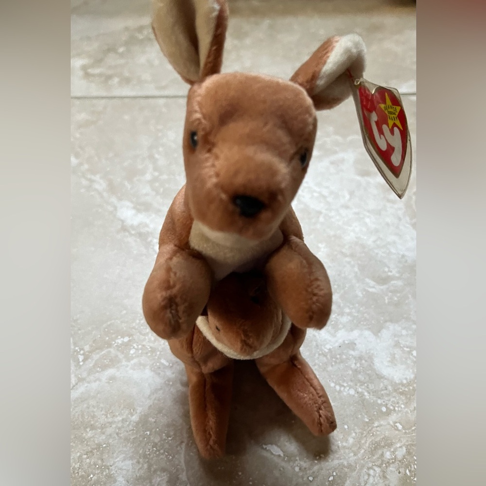 🐻 Pouch the Kangaroo Ty Beanie Baby